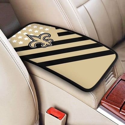 New Orleans Saints Printed car armrest box pad anti-abrasion pad