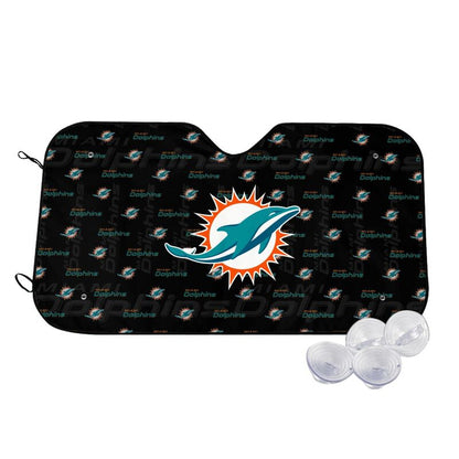 Miami Dolphins Printed is suitable for front Car windshield sunshades Car windshield sunshades