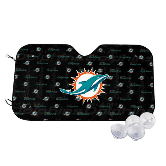 Miami Dolphins Printed is suitable for front Car windshield sunshades Car windshield sunshades