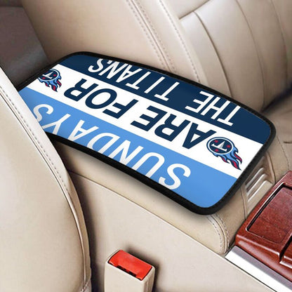 Tennessee Titans Personalized printed car armrest cover Car handrail box cushion
