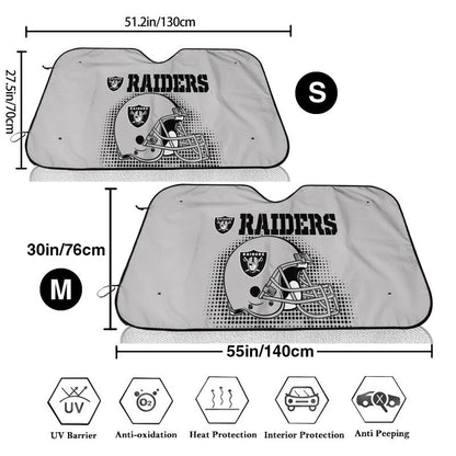 Las Vegas Raiders Printing car front windshield sunshade car windshield sunshade multi size