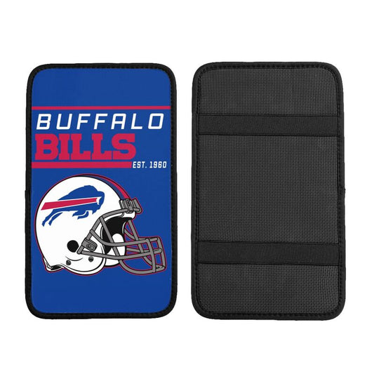 Buffalo Bills Print car armrest box cushion armrest protective cover