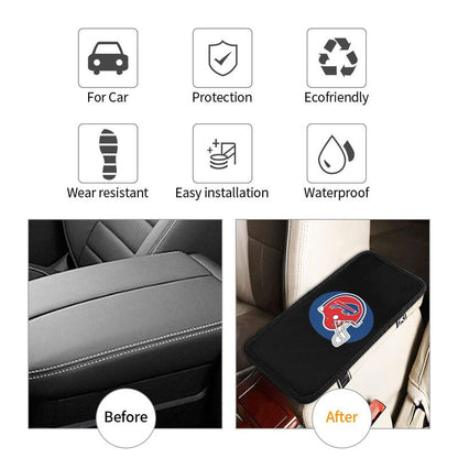 Car armrest box pad Buffalo Bills 6 Printed central armrest box cushion protective pad