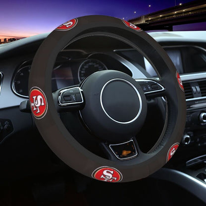 San Francisco 49ers 2 Printed breathable elastic steering wheel anti slip cover