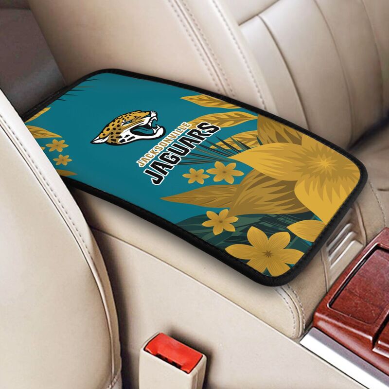 Jacksonville Jaguars Car armrest box protective cover car center console armrest pad