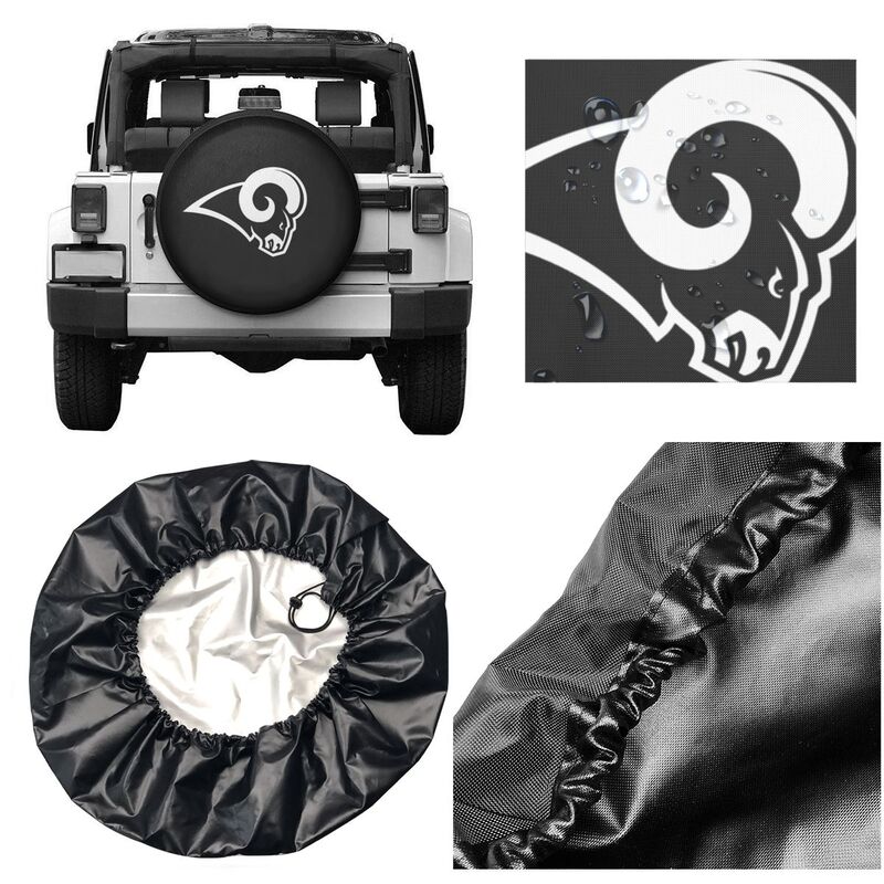 Los Angeles Rams car dustproof sunscreen tyre protective cover Tyre protective cover