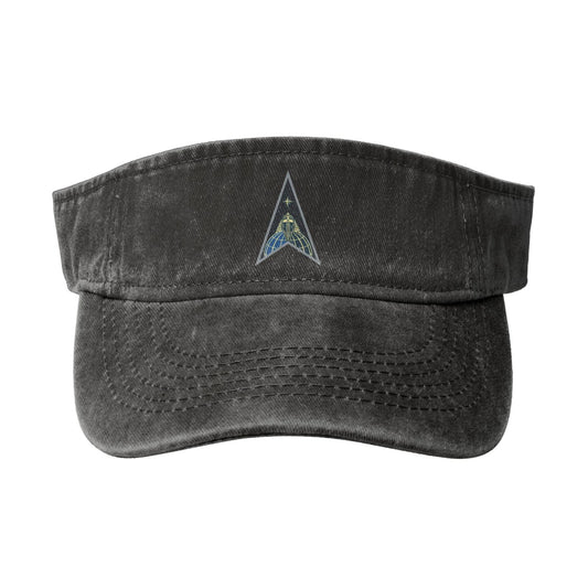 Space Delta 18 EmblemPrinting adjustable Empty Top Baseball Sun Cap unisex outdoor sport hat veterans gift