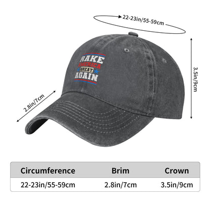 Rake America Great Again Printed unisex baseball cap adjustable cap outdoor sun hats trucker hat