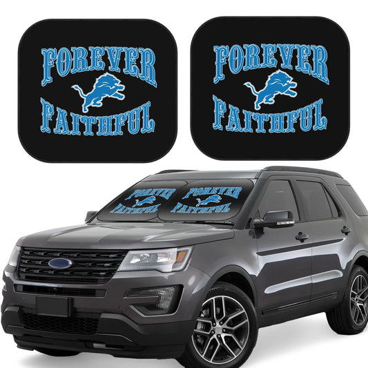 Detroit Lions Car front windshield sunshade UV resistant sunshade foldable