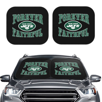 New York Jets Car front windshield sunshade UV resistant sunshade foldable