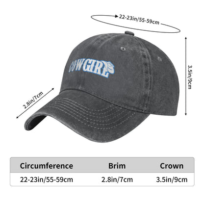 Cowgirl Printed unisex baseball cap adjustable cap outdoor sun hats trucker hat