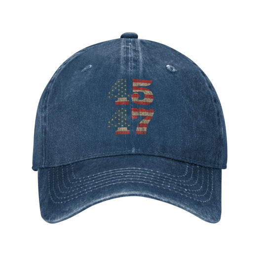 45 47 Printed unisex baseball cap adjustable cap outdoor sunshade trucker hat