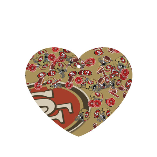 4-pcs San Francisco 49ers Car Air Fresheners Cards Set car aromatherapy tablets