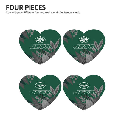 4pcs- New York Jets car aromatherapy tablets Car Air Fresheners Cards Set