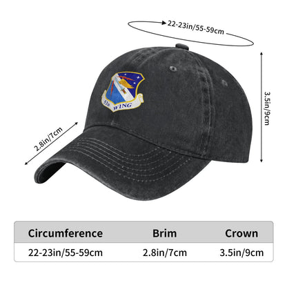 53d Wing Printing unisex baseball cap adjustable cap veteran gift