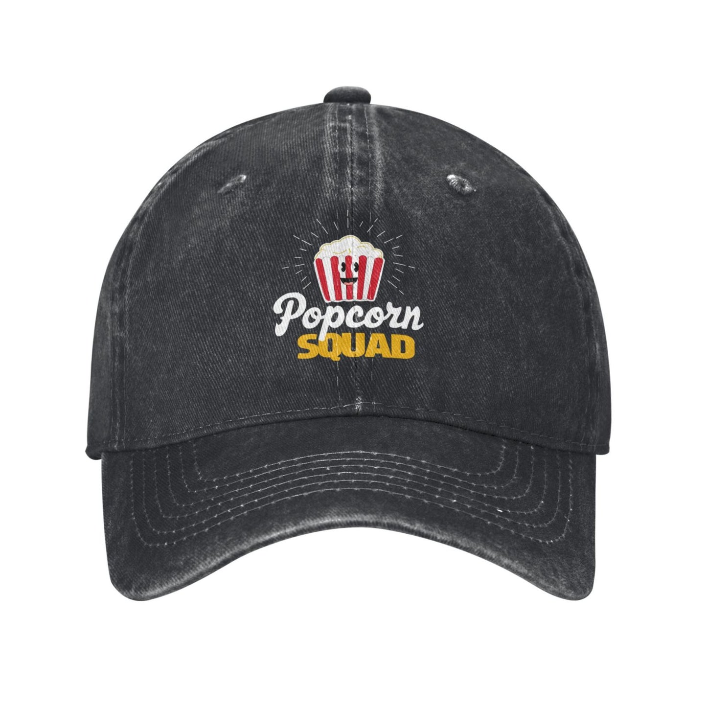 Popcorn Squad Printed unisex baseball cap outdoor hats adjustable cap trucker gift hat
