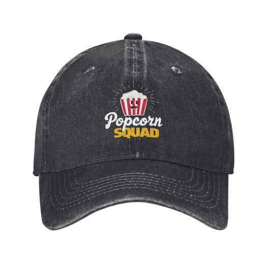Popcorn Squad Printed unisex baseball cap outdoor hats adjustable cap trucker gift hat