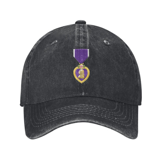Purple Heart Printed unisex baseball cap adjustable cap outdoor sun hats trucker hat