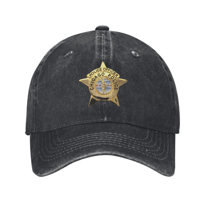 CHICAGO POLICE Printed unisex baseball cap adjustable cap outdoor sunshade trucker hat