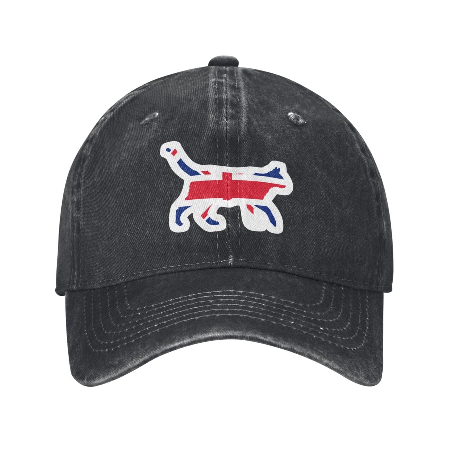 Siamese Cat Flag Of The United Kingdom Sticker Printed unisex baseball cap adjustable cap outdoor sun hats trucker hat
