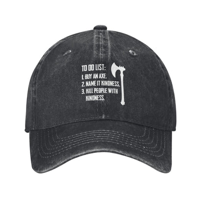 Viking Sarcastic Norse Odin Funny Viking Printed unisex baseball cap adjustable cap outdoor sunshade trucker hat