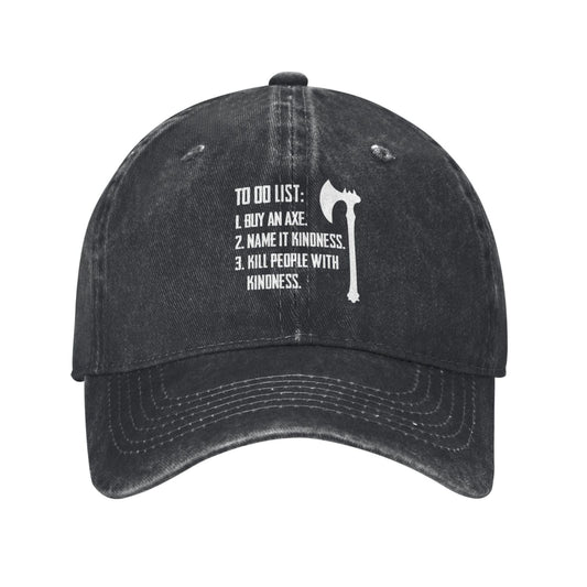 Viking Sarcastic Norse Odin Funny Viking Printed unisex baseball cap adjustable cap outdoor sunshade trucker hat