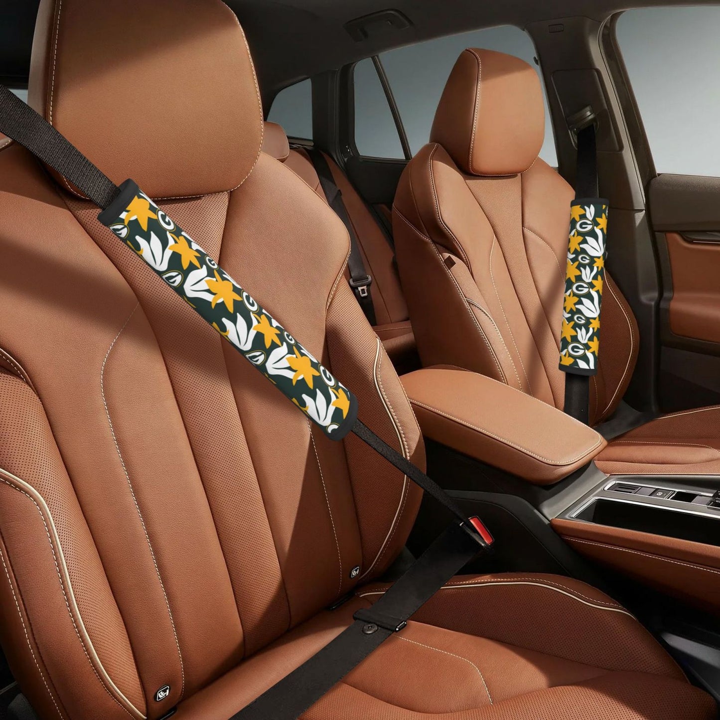 Green Bay Packers Car seat belt shoulder strap adult seat belt protective cover