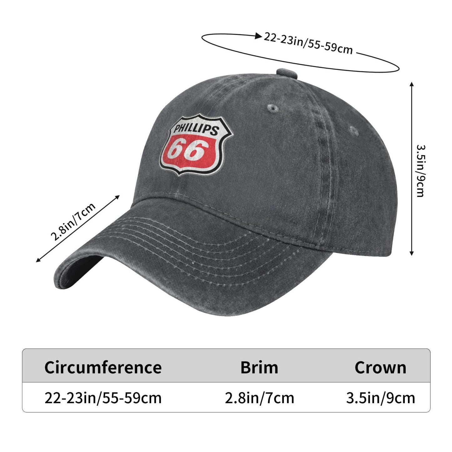 Phillips 66 Printed unisex baseball cap adjustable cap outdoor sun hats trucker hat