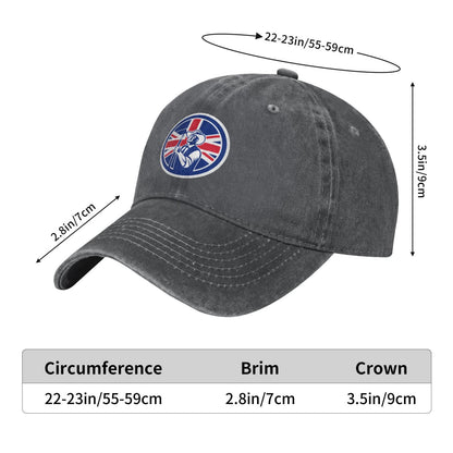 British Organic Farmer Union Jack Flag Printed unisex baseball cap adjustable cap outdoor sun hats trucker hat