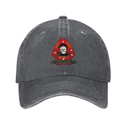 2d Reconnaissance Battalion Insignia Printed unisex baseball cap adjustable cap veteran gift