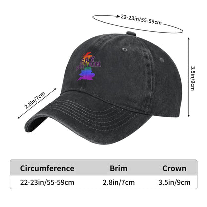 Gay Britain! Rainbow UK LGBTQ Printed unisex baseball cap adjustable cap outdoor sun hats trucker hat