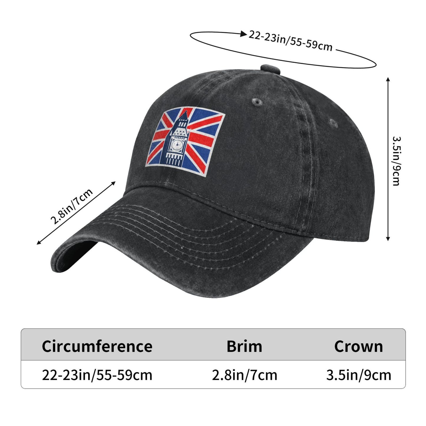 Big Ben Printed unisex baseball cap adjustable cap outdoor sun hats trucker hat