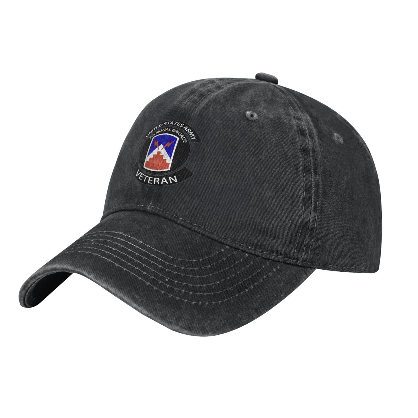 Army 7th Signal Brigade Printed unisex baseball cap outdoor hats adjustable cap trucker gift hat