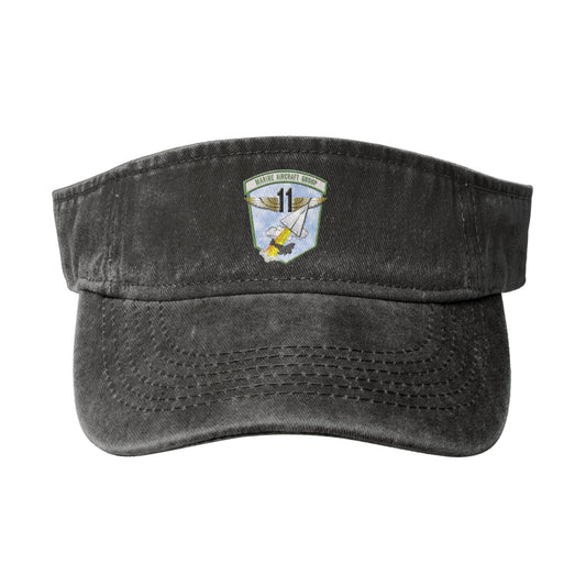 MAG-11 Insignia Printing adjustable Empty Top Baseball Sun Cap unisex outdoor sport hat veterans gift