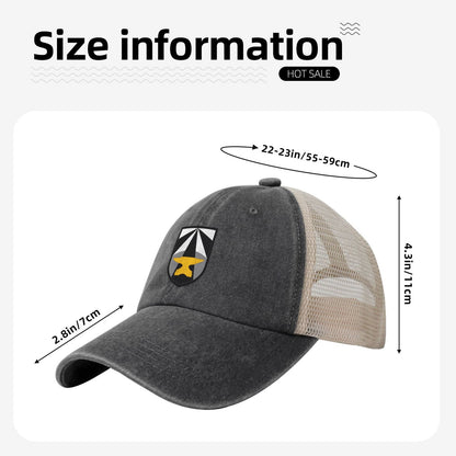 Army Futures Command SSI Printed unisex baseball cap adjustable grid baseball cap veteran gift