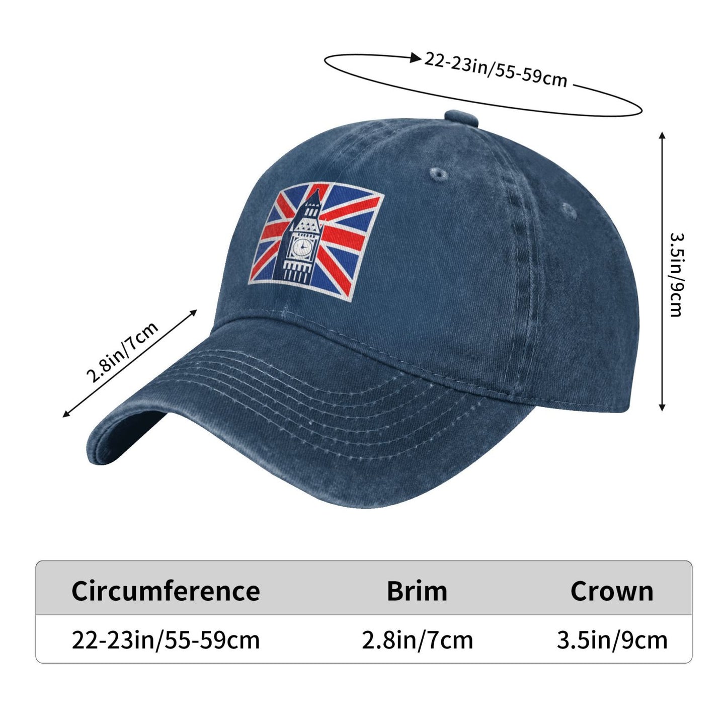 Big Ben Printed unisex baseball cap adjustable cap outdoor sun hats trucker hat