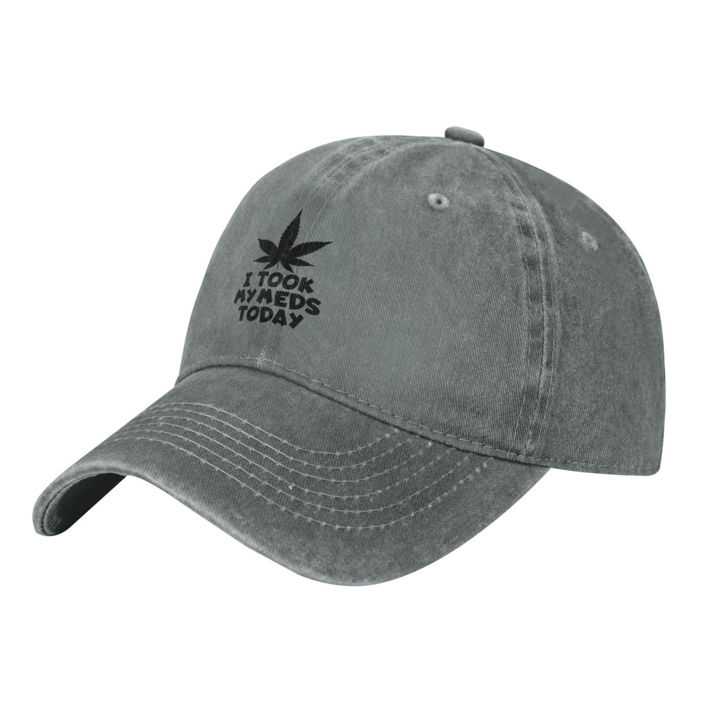 I Took My Meds Today Printed unisex baseball cap adjustable cap outdoor casual cap truck driver cap