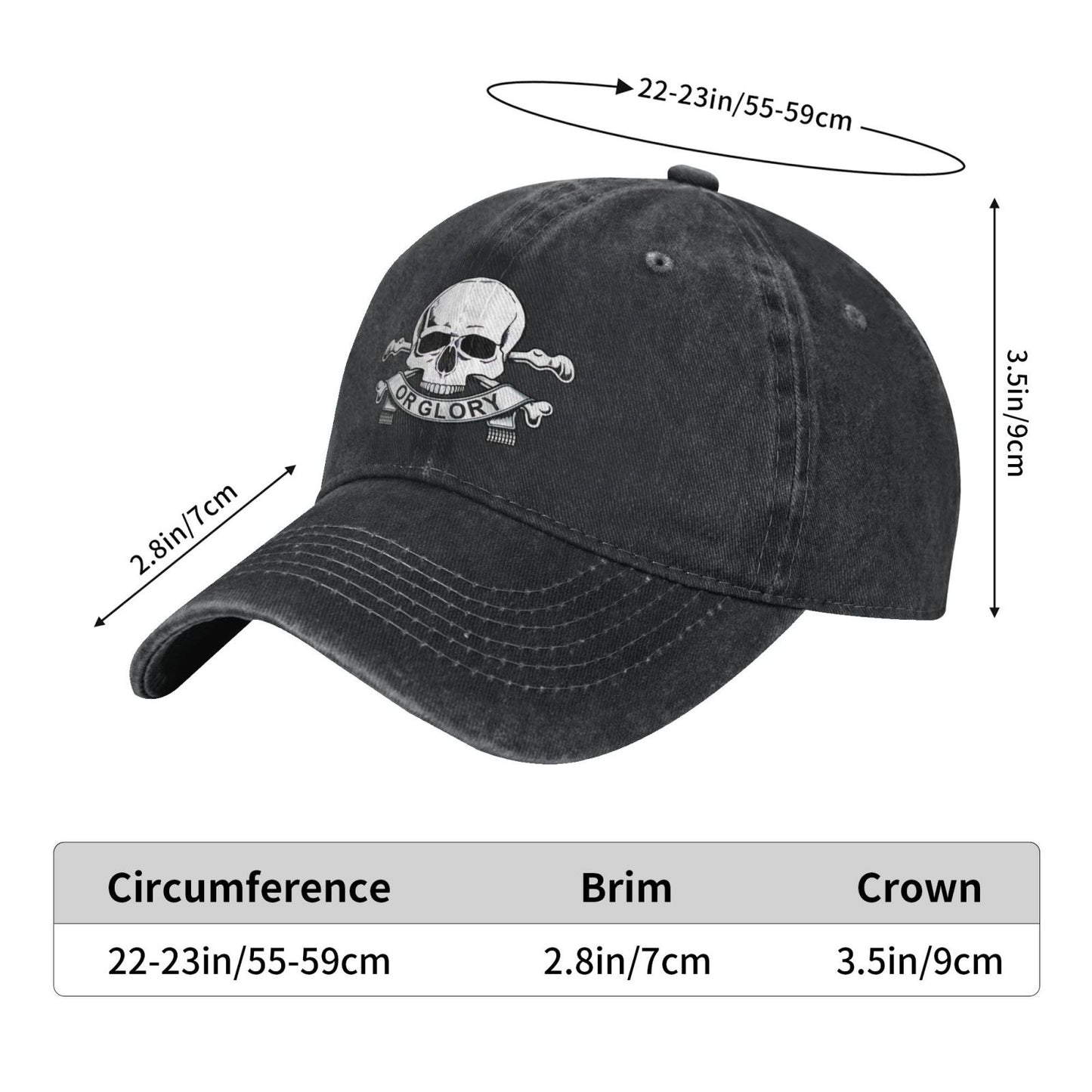 17th 21st Lancers Printed unisex baseball cap adjustable cap outdoor trucker hat veterans Gifts