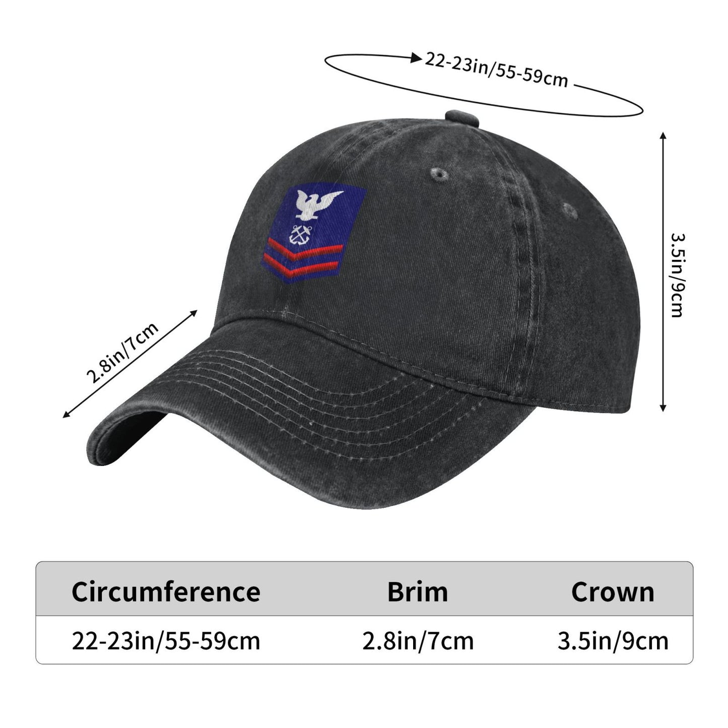 Second Class Sergeant United States Coast Printed unisex baseball cap adjustable cap outdoor sun hats trucker hat
