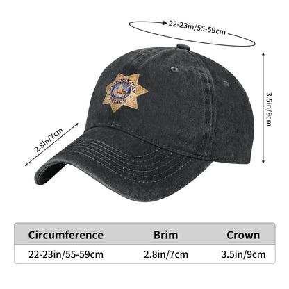 Las Vegas Metropolitan Police Department Printing unisex baseball cap adjustable cap veteran gift