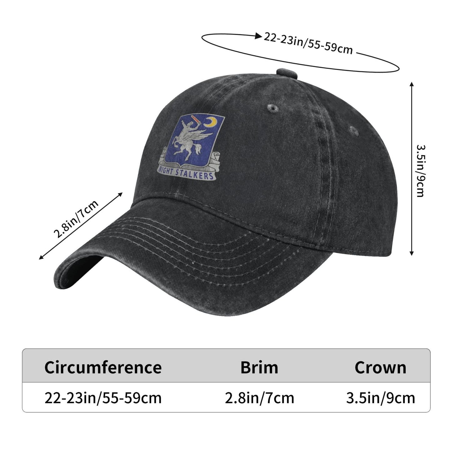160th Aviation USA Unit Crest Printed unisex baseball cap adjustable cap outdoor sun hats trucker hat