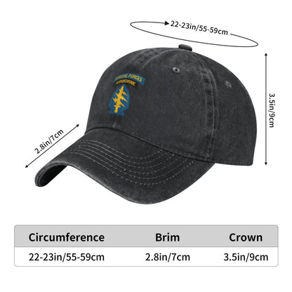 Special Forces Airborne Printed unisex baseball cap adjustable cap outdoor sunshade trucker hat