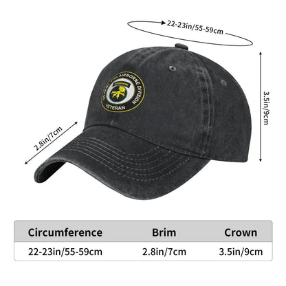 Army 17th Airborne Division Printed unisex baseball cap adjustable cap outdoor sun hats trucker hat