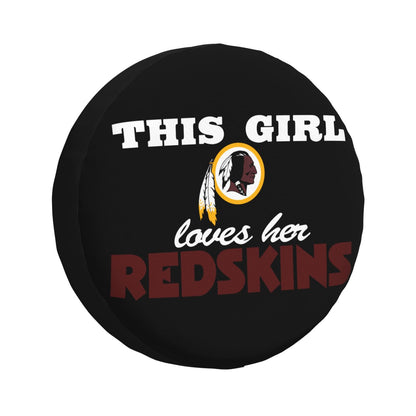 Washington Redskins Printing wheel dust cover black background car tire cover