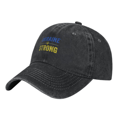 UKRAINE STRONG Printed unisex baseball cap adjustable cap outdoor sunshade trucker hat
