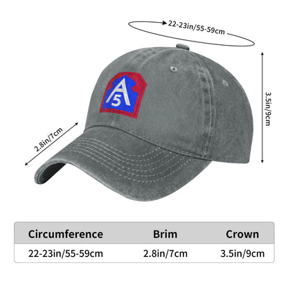 United States Army North CSIB Printing unisex baseball cap adjustable cap veteran gift