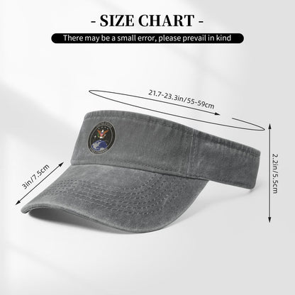 United States Space Command EmblemPrinting adjustable Empty Top Baseball Sun Cap unisex outdoor sport hat veterans gift