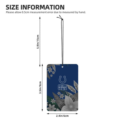 4pcs- Indianapolis Colts car aromatherapy tablets Car Air Fresheners Cards Set