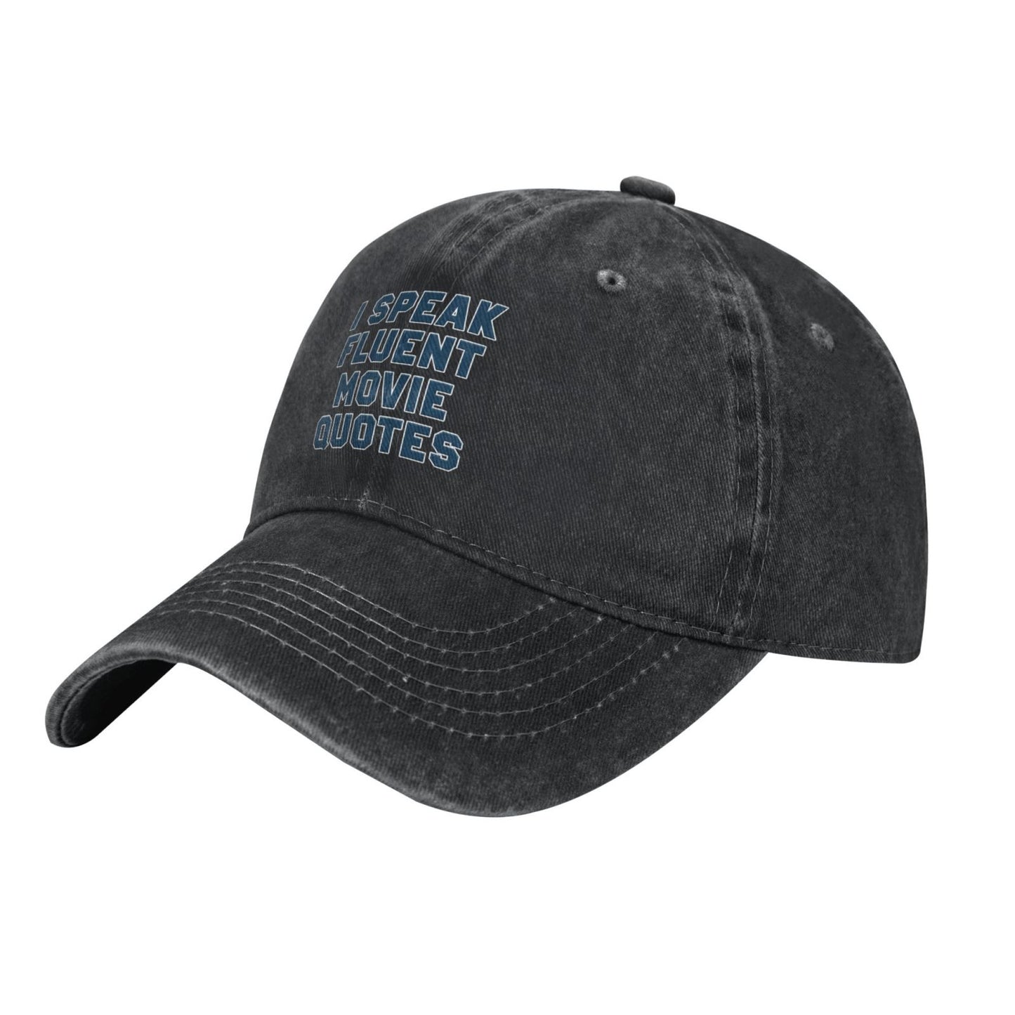 I Speak Fluent Movie Quotes Printed unisex baseball cap adjustable cap outdoor sun hats trucker hat