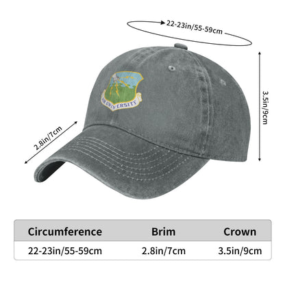 Air University Printed unisex baseball cap adjustable cap veteran gift